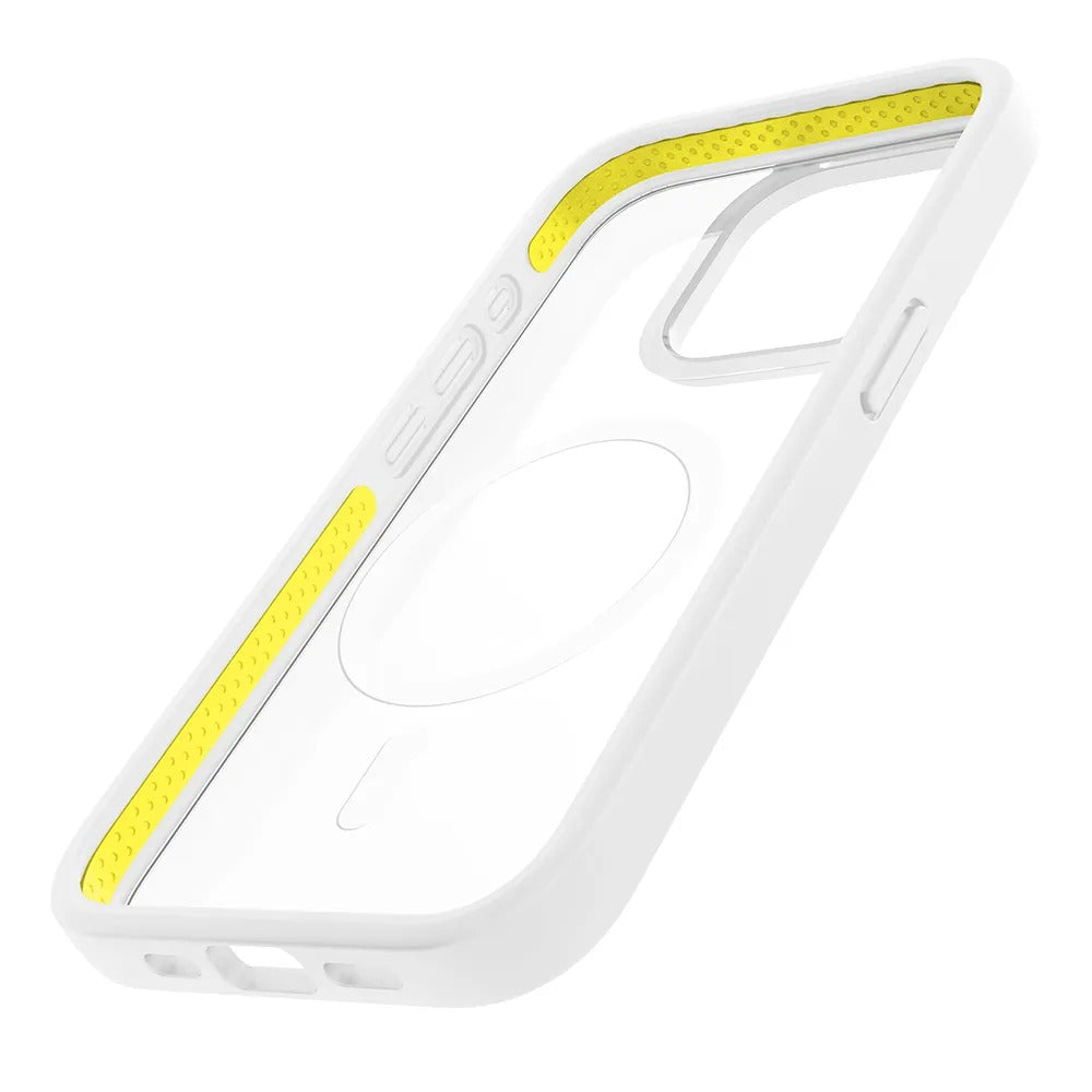 Capa para iPhone 15 Pro Impact Pro em TPU e Policarbonato Branca - Geonav - IPI15PWT