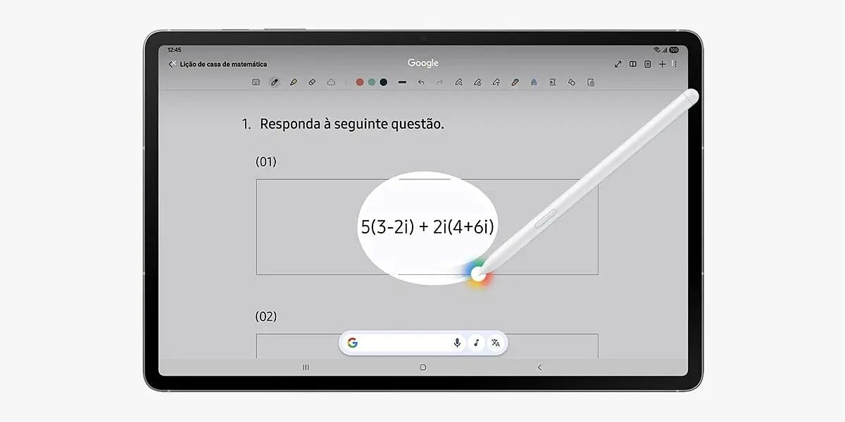 Tablet Samsung Galaxy, S10 FE, 128GB, 8GB RAM, Tela Imersiva 10.9", 90Hz, Wifi 6, IP68, Android 15 - SM-X520NZSDZTO