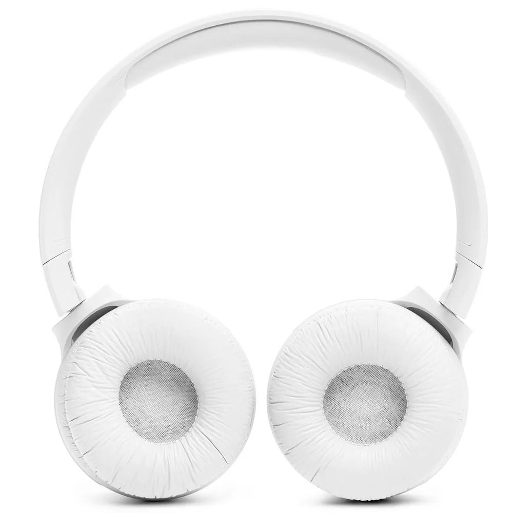 Fone De Ouvido JBL Tune 520 Bluetooth 5.3 Conexões Multipontos Até 57 Horas De Bateria - Branco