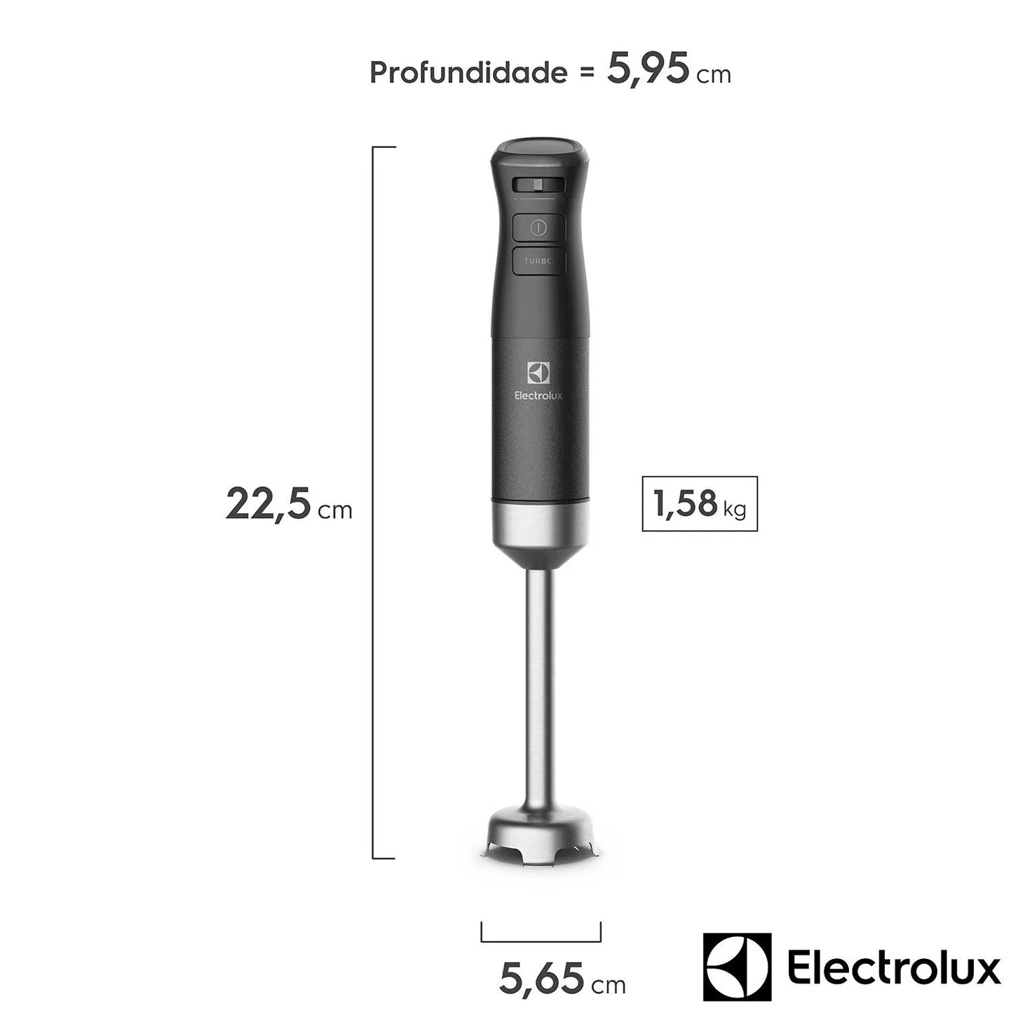 Mixer 3 em 1 Electrolux Inox Preto Expert com Tecnologia TruFlow® Power System IBP70