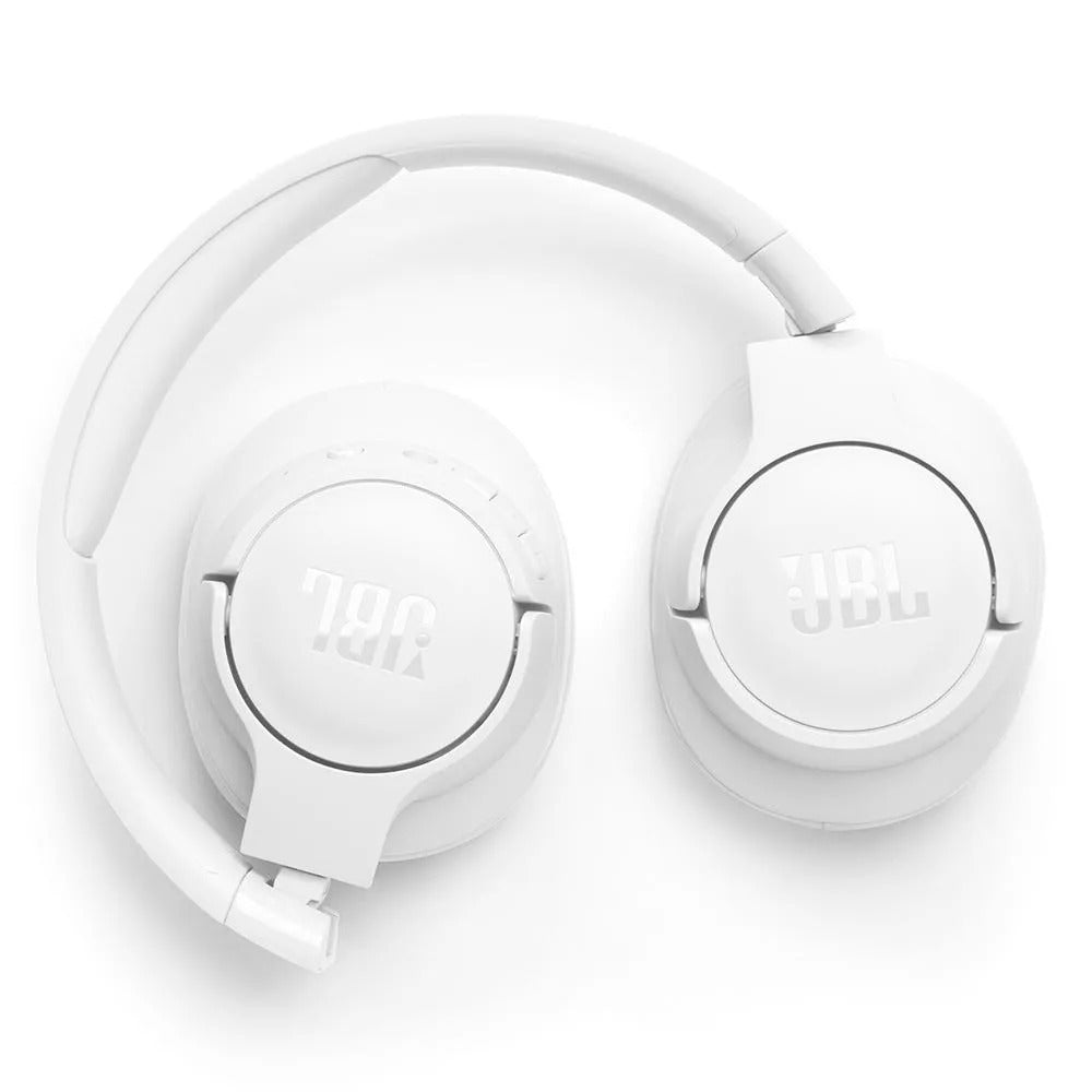 Fone de Ouvido JBL Tune 720BT Bluetooth 5.3 Headphone Conexões Multipontos Até 76 Horas de Bateria - Branco
