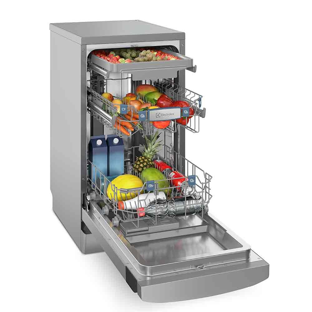 Lava-Louças Electrolux com a porta Inox, 10 Serviços, 07 Programas de Lavagem e Função Higienizar Compras - LL10X