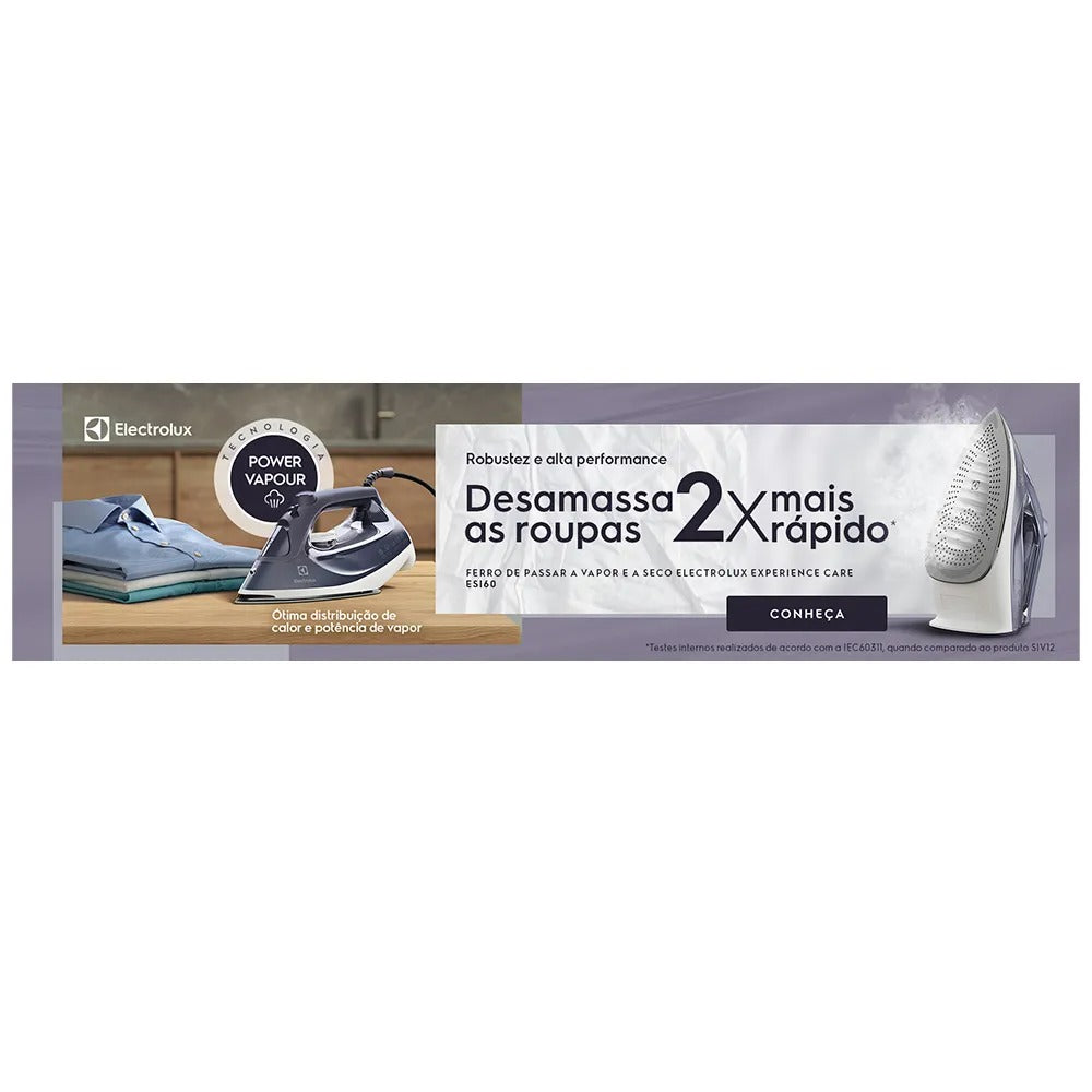 Ferro de Passar a Vapor e a Seco Electrolux Experience Care - ESI60