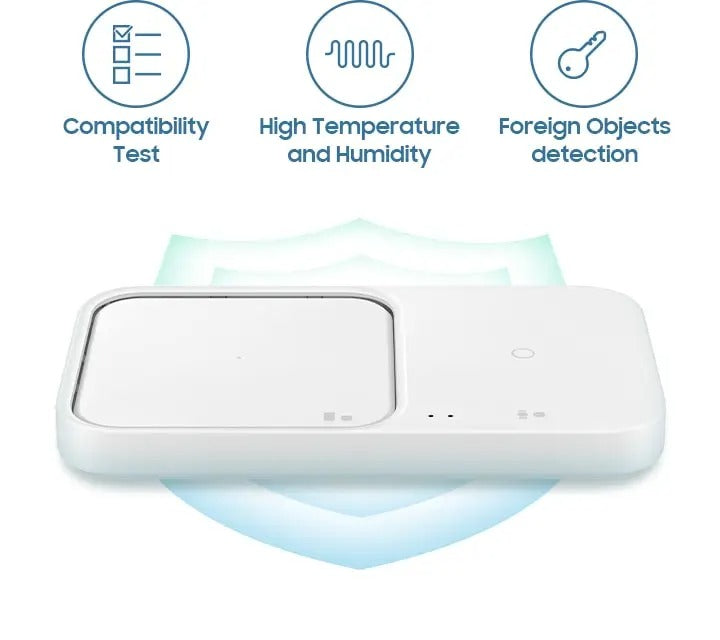 Carregador Rápido 15W Sem Fio Duo Pad - Samsung - EP-P5400B