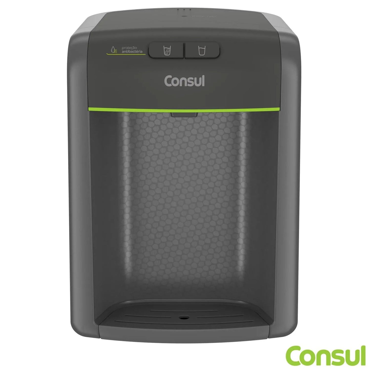 Purificador de Água Consul Cinza Refrigerado, com Proteção Antibactérias - CPB34AF