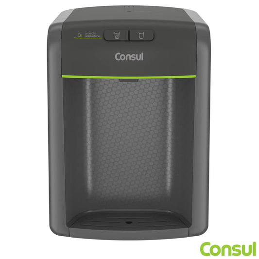 Purificador de Água Consul Cinza Refrigerado, com Proteção Antibactérias - CPB34AF
