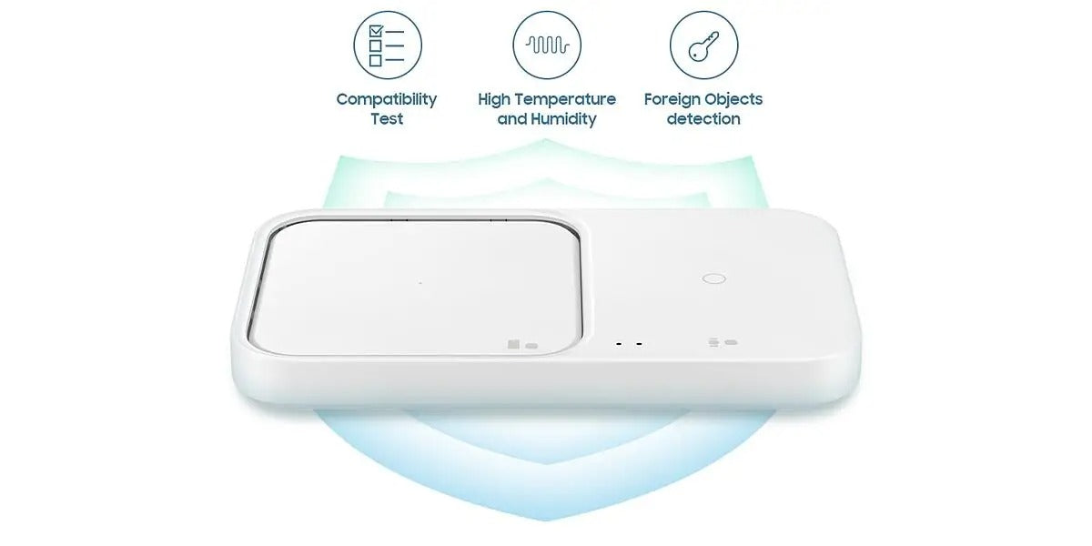 Carregador Rápido 15W Sem Fio Duo Pad - Samsung - EP-P5400B