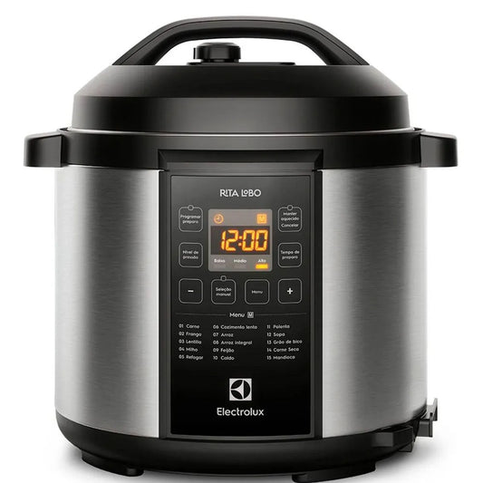 Panela de Pressão Elétrica Electrolux Experience por Rita Lobo 6L Inox - PCC20