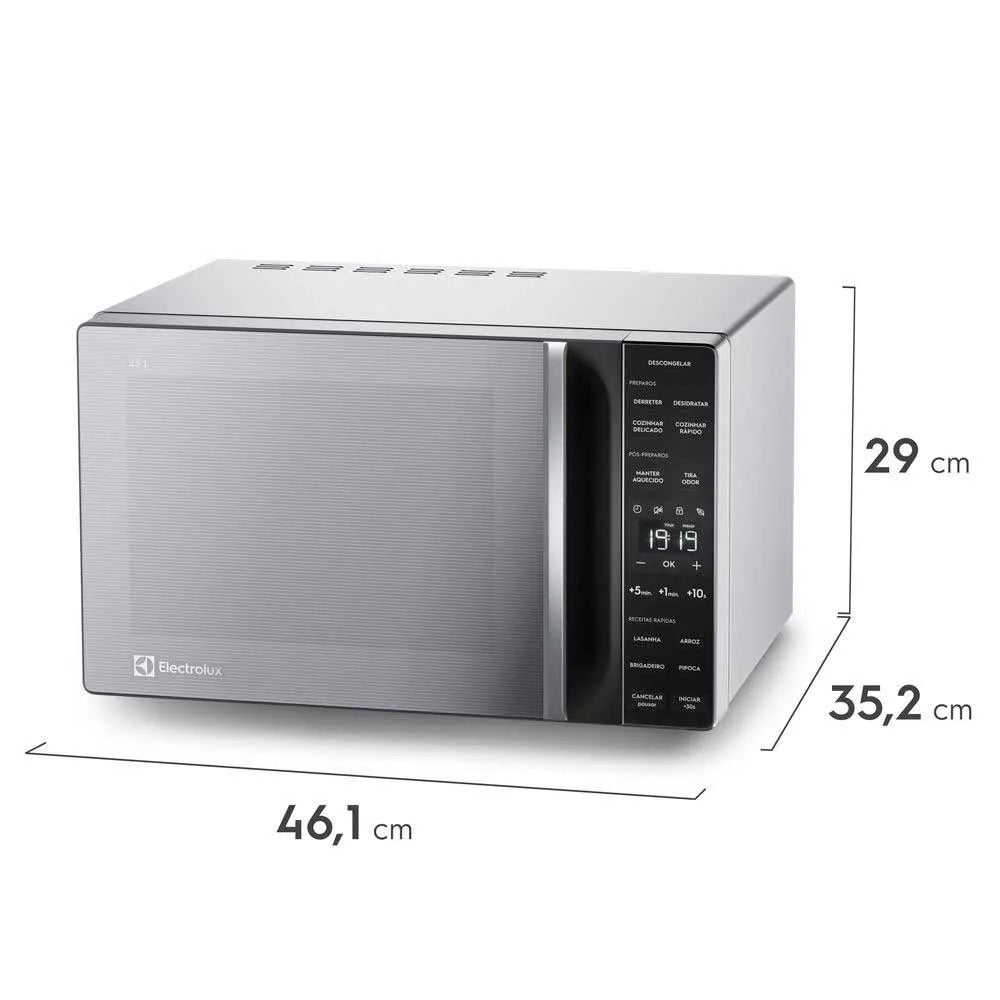 Micro-ondas Electrolux Efficient 23 Litros de Capacidade Prata - ME23S