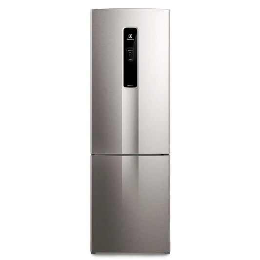 Refrigerador Bottom Freezer Electrolux de 02 Portas Frost Free com 400 Litros Efficient Rapid Freeze Inox - IB6S