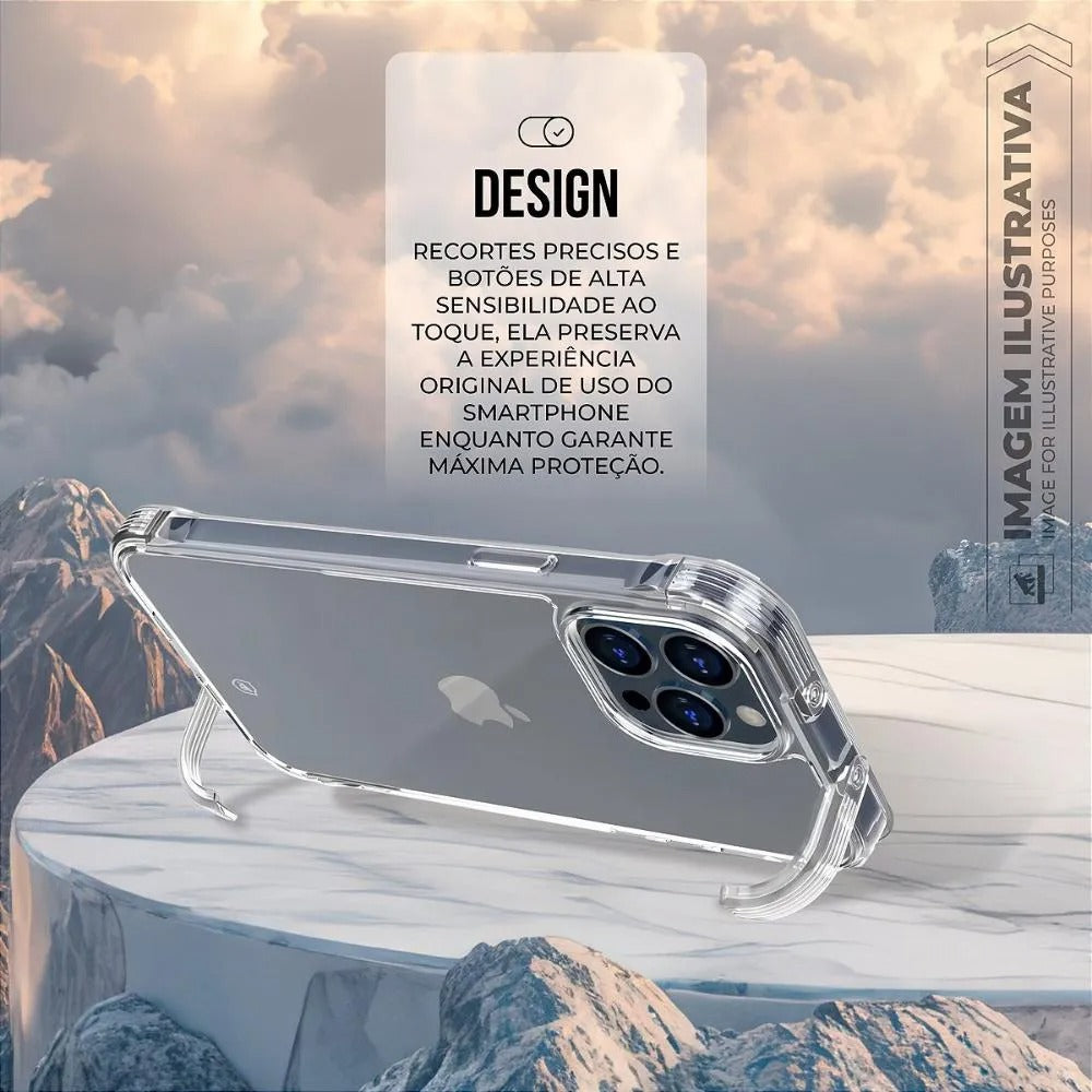 Capa case capinha para iPhone 13 - Lybrid - Transparente - Gshield