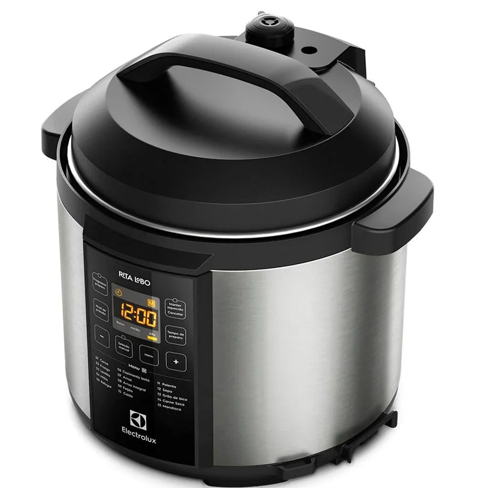 Panela de Pressão Elétrica Electrolux Experience por Rita Lobo 6L Inox - PCC20