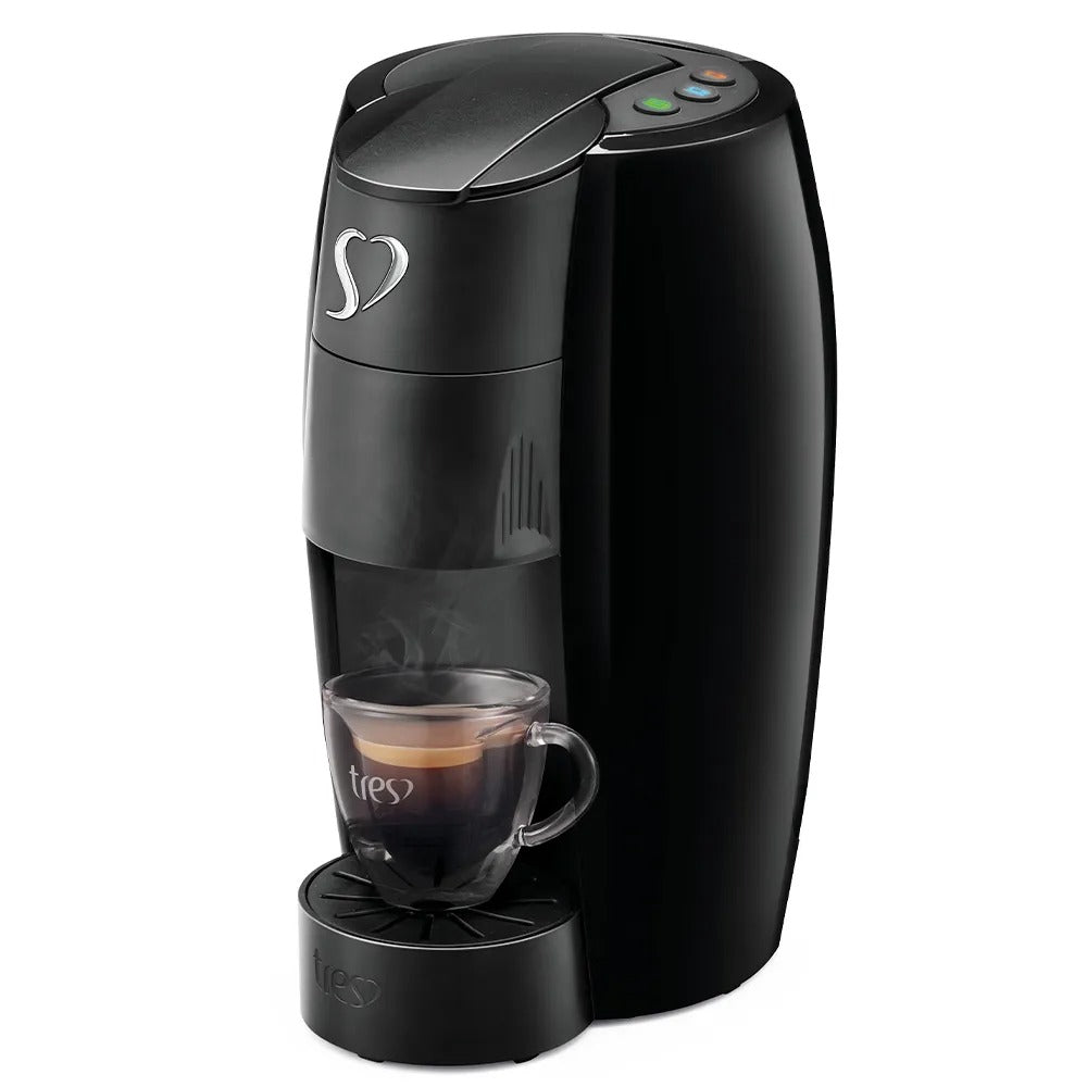Cafeteira Espresso LOV Preta Automática - TRES 3 Corações