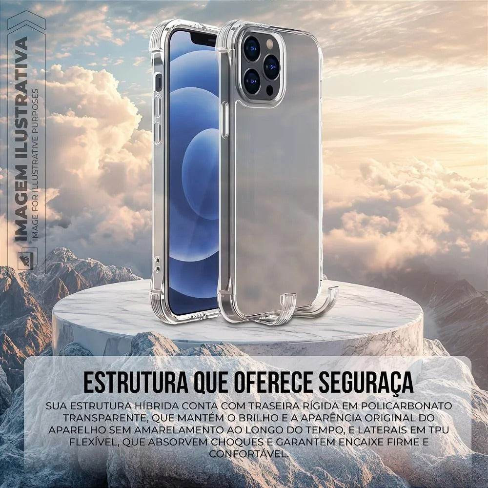Capa case capinha para iPhone 13 - Lybrid - Transparente - Gshield
