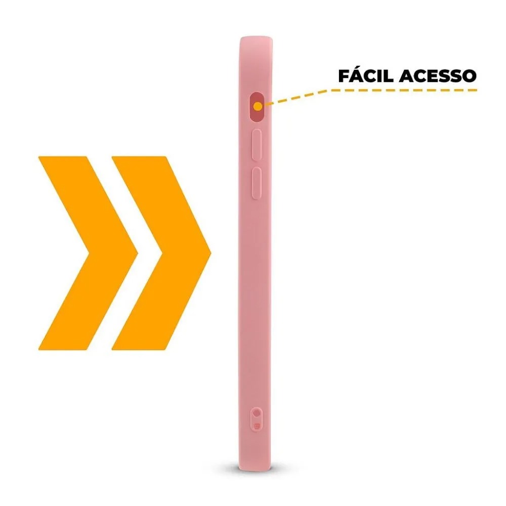 Capa para iPhone 13 - Rosa - Silicon Cloud - Gshield