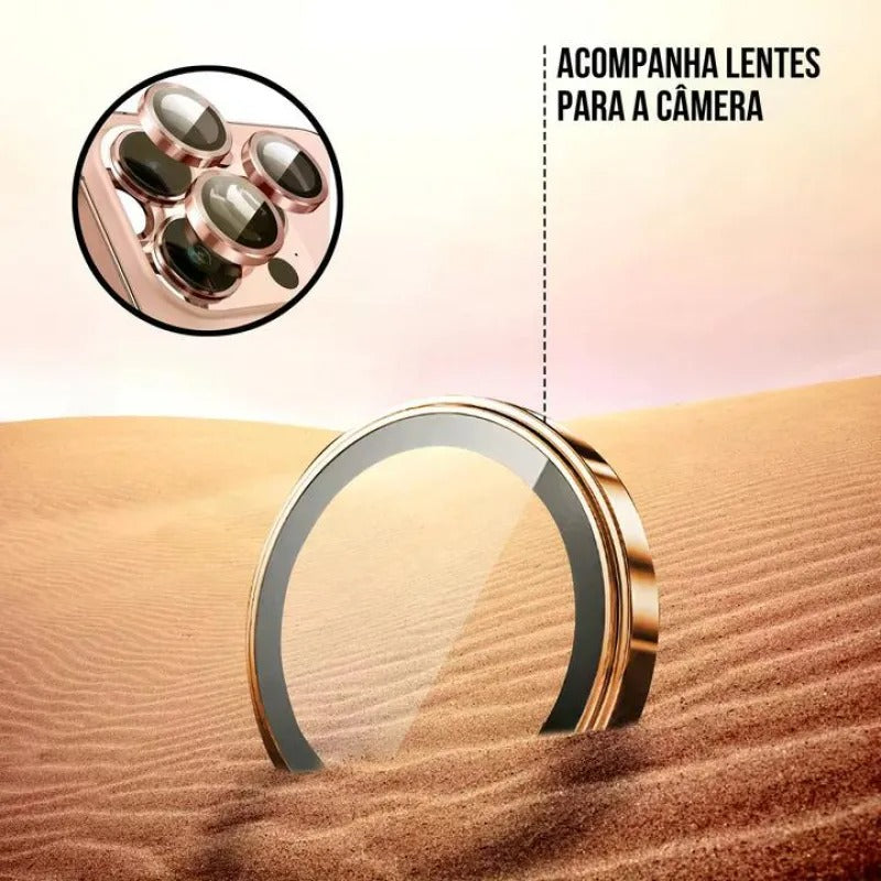 Capa case capinha para iPhone 17 Pro Max - MagSafe Titanium Desert - Gshield