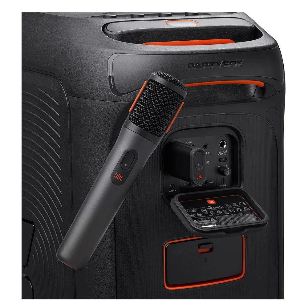 Microfone sem Fio JBL Bateria com Duração de Até 20 horas, Conexão Simples, Receptor UHF de Canal Duplo