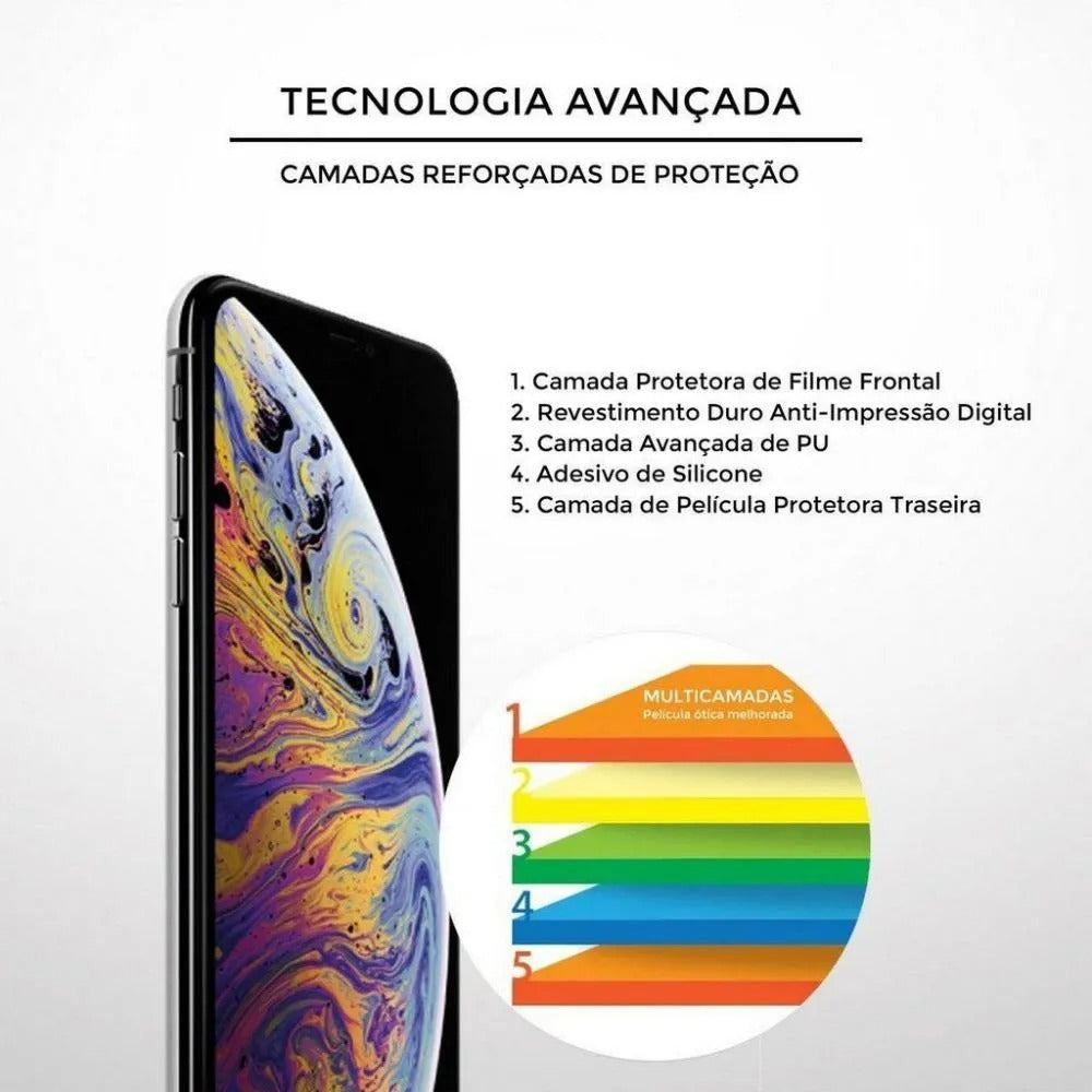Película Dual Glass para iPhone 13 Pro Max - Preto - Gshield