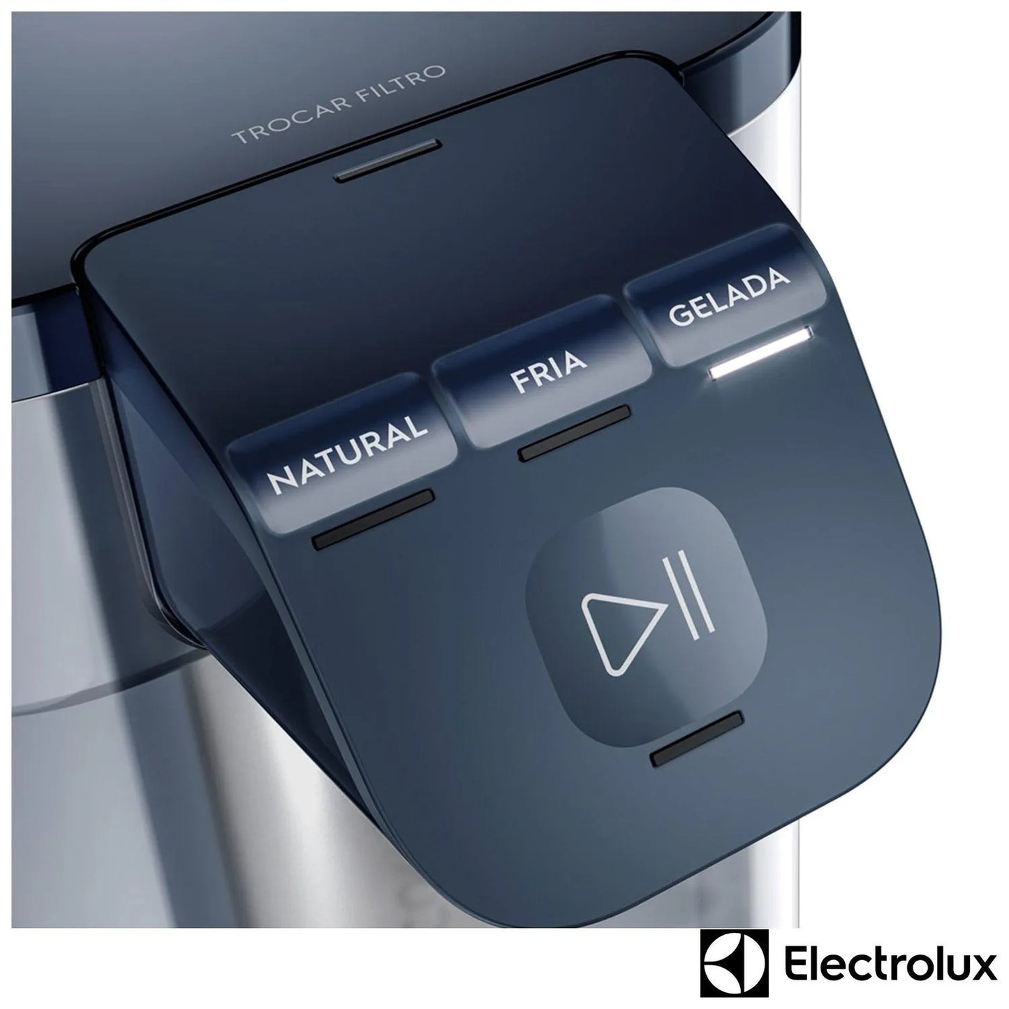 Purificador de Água Electrolux com Água Gelada e Alerta de Troca de Filtro Azul - PE12A