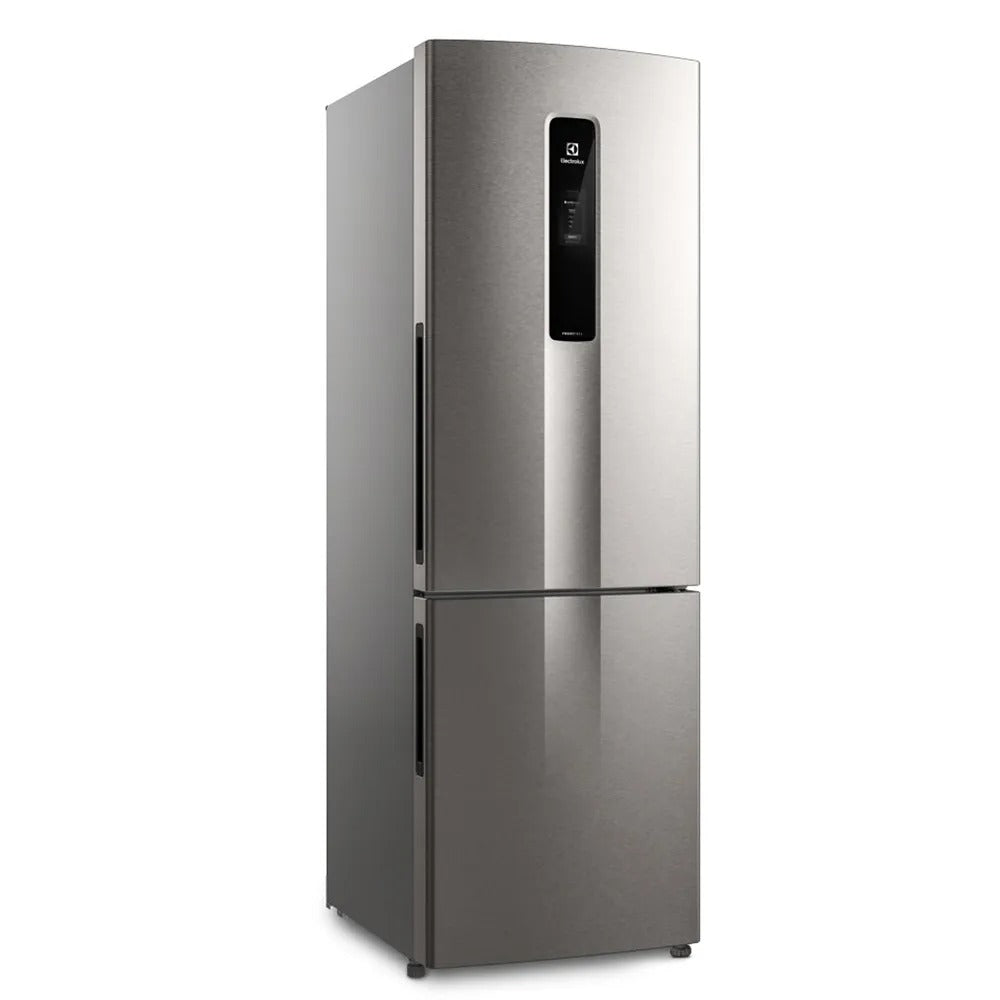 Refrigerador Bottom Freezer Electrolux de 02 Portas Frost Free com 400 Litros Efficient Rapid Freeze Inox - IB6S