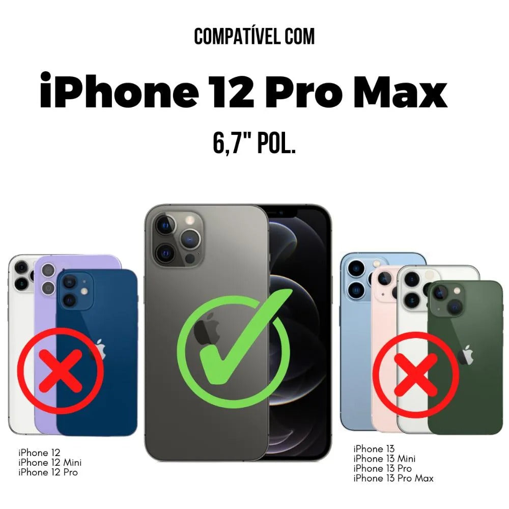 Película Defender Glass para iPhone 12 Pro Max - Preta - Gshield