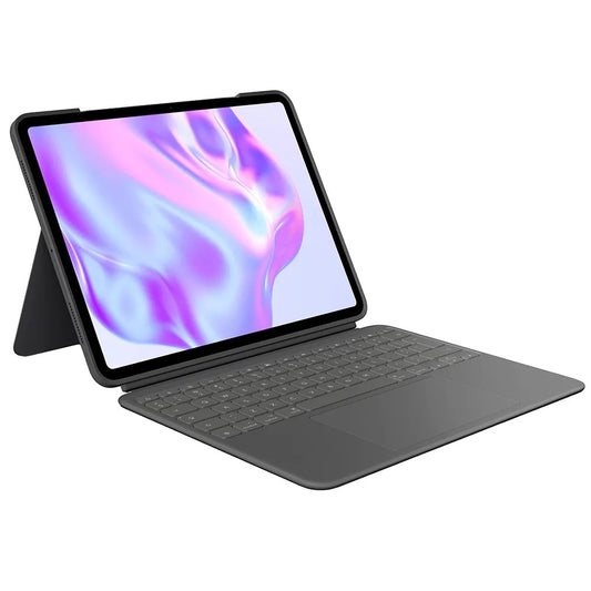 Capa Logitech Combo Touch iPad Pro 13"(2024), com Teclado Retroiluminado Destacável e Touchpad Integrado - Grafite