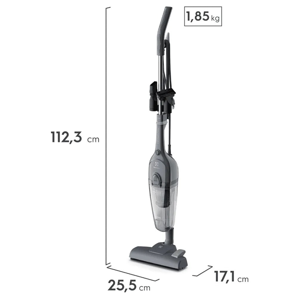 Aspirador de Pó Vertical com Fio Electrolux 2 em 1 Efficient Capacidade de 0,95 Litros com Cyclonic Power - STK17
