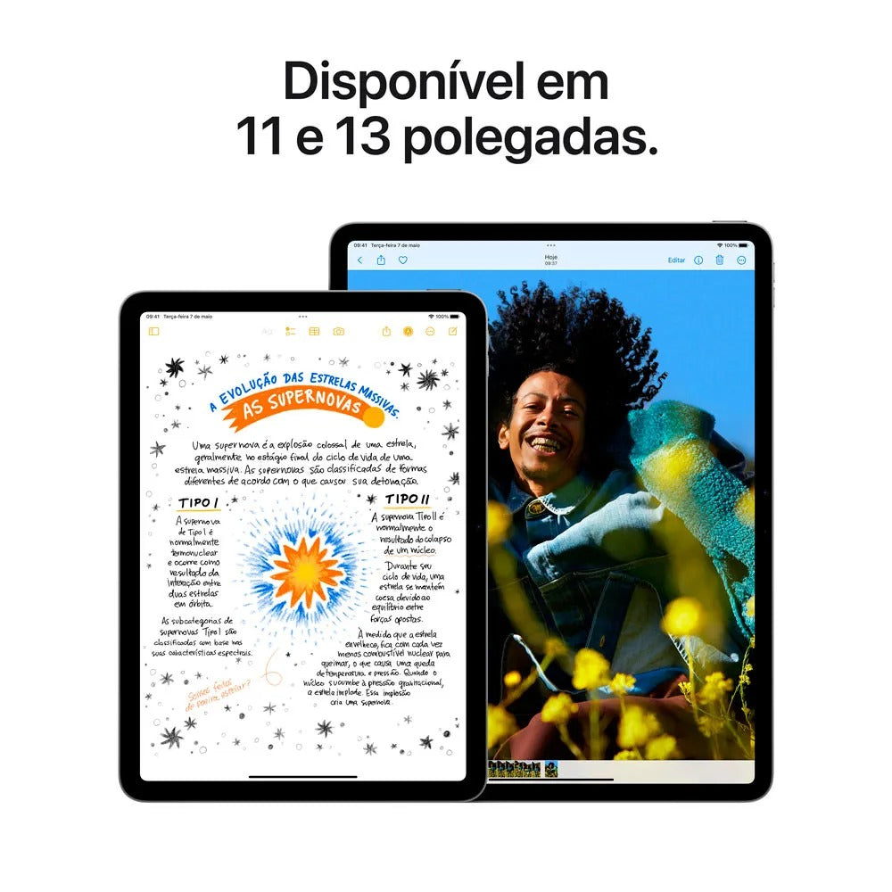 iPad Air Apple Processador M2 (13", Wi-Fi + Celular, 128GB) Roxo