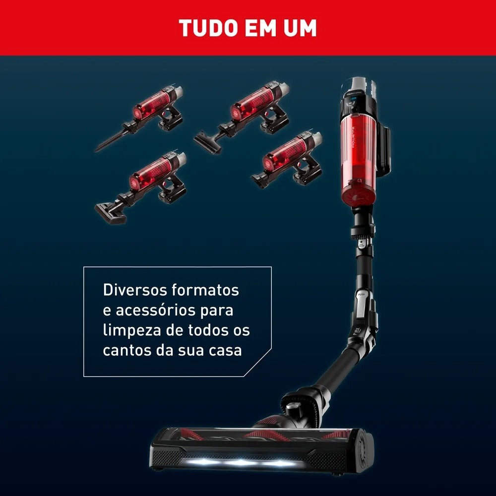 Aspirador de Pó Sem Fio Arno X-FORCE FLEX 9.60 com 450ml - RH20