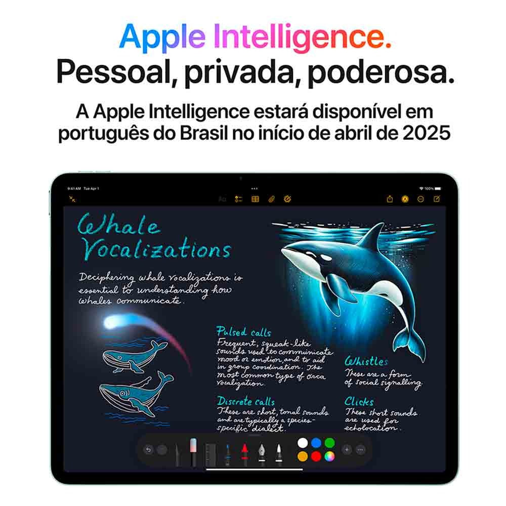 iPad Air Apple Processador M3 (11", Wi-Fi, 1TB) - Branco