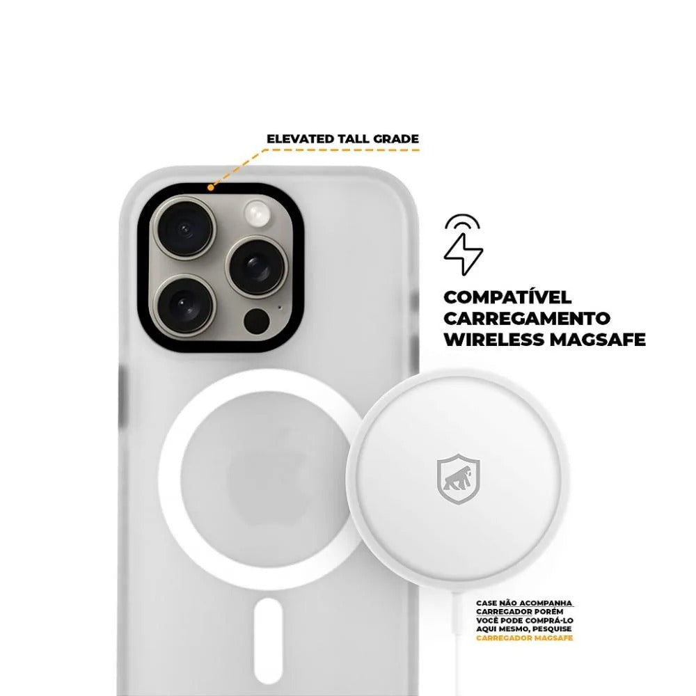 Capa MagSafe Pro para iPhone 14 Pro Max - Transparente - Gshield