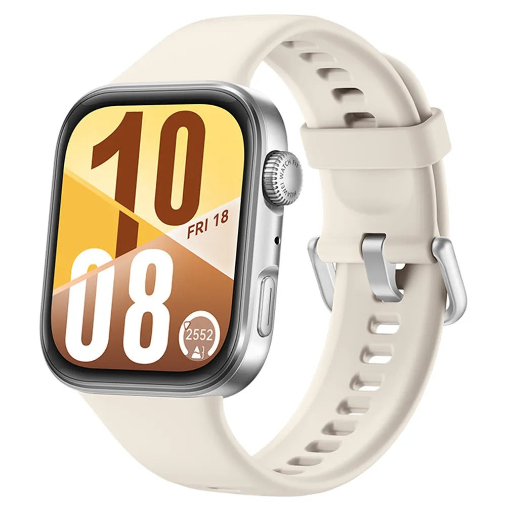 Smartwatch Huawei Watch Fit 4 Branco com Modos Esportivos Aprimorados e Assistente de Bem-Estar Emocional