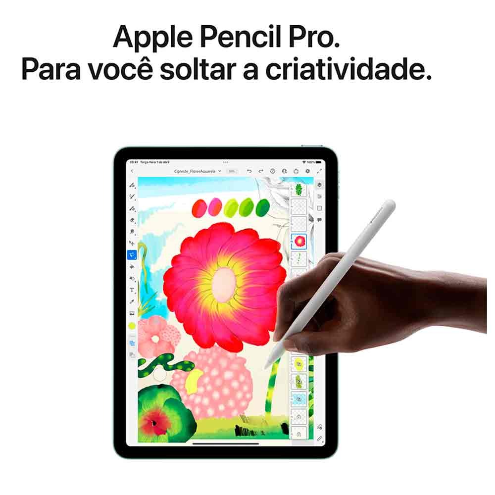 iPad Air Apple Processador M3 (11", Wi-Fi + Cellular, 128GB) - Roxo