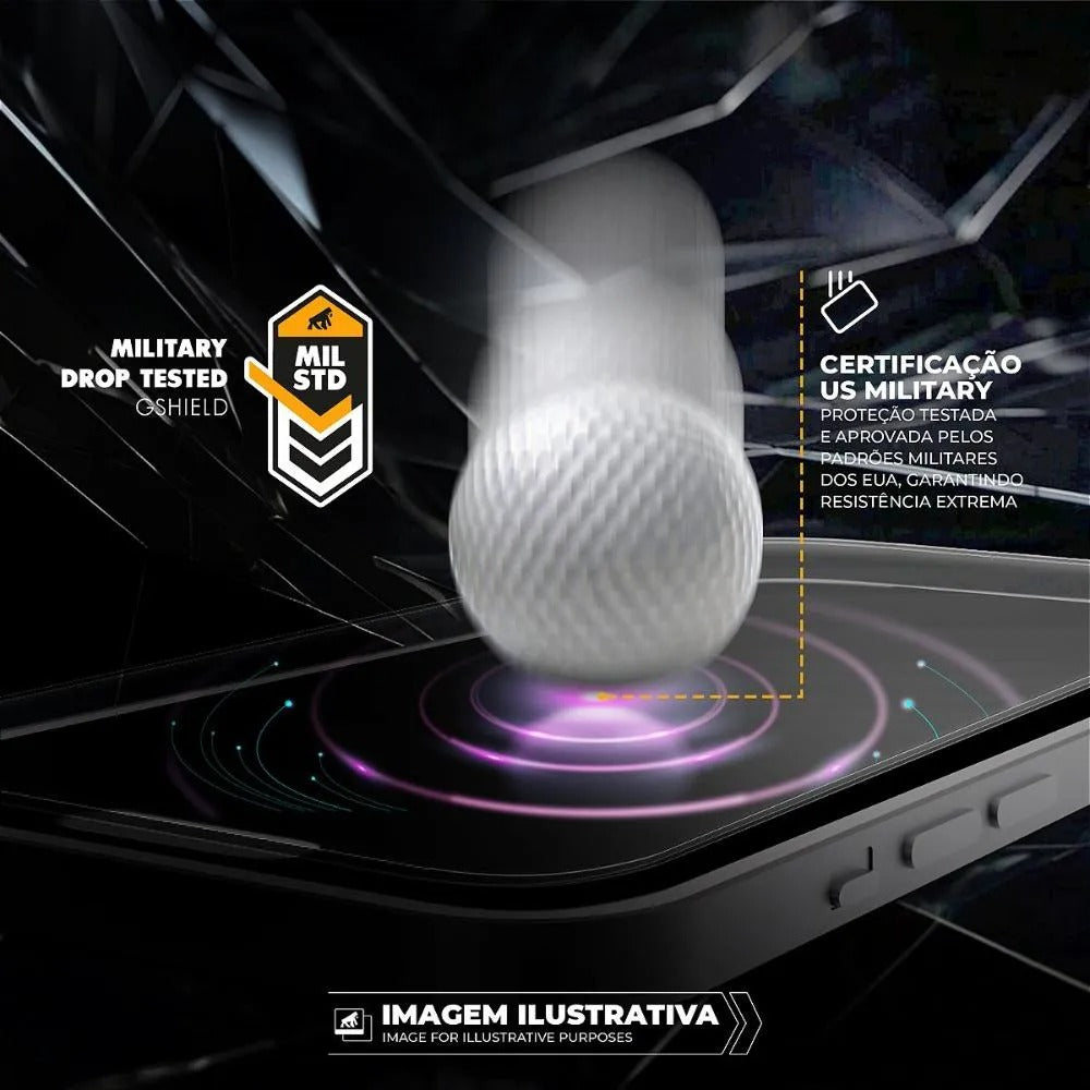 Película Dual Glass para iPhone 13 Pro Max - Preto - Gshield