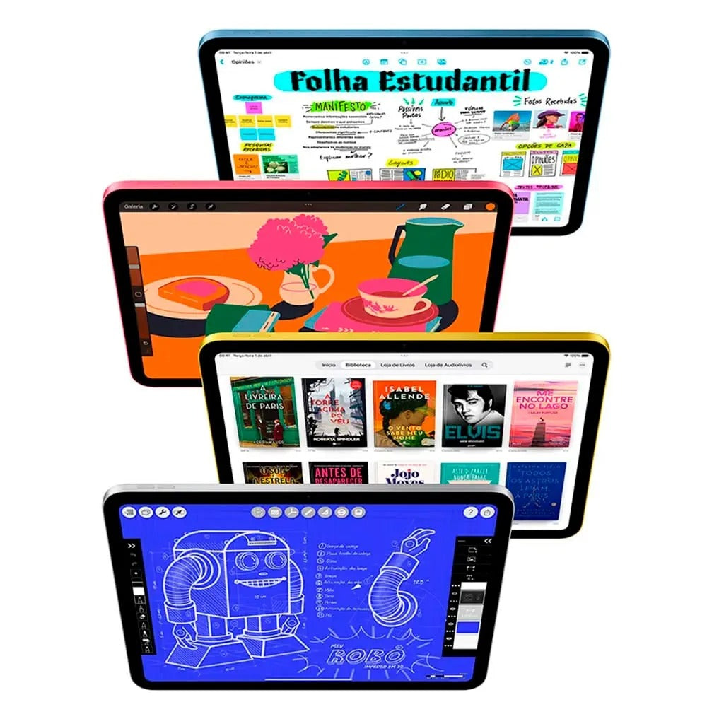 Apple iPad 11ª Geração, Chip A16 (Wi-Fi, 256GB) - Amarelo