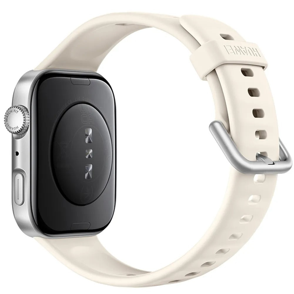 Smartwatch Huawei Watch Fit 4 Branco com Modos Esportivos Aprimorados e Assistente de Bem-Estar Emocional