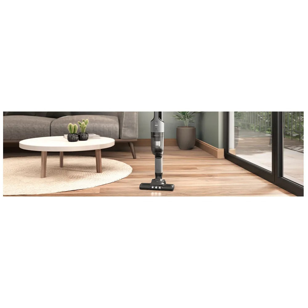 Aspirador de Pó Vertical 14V Ergorapido Electrolux sem Fio 2 em 1 Luz LED até 30 min ERG018