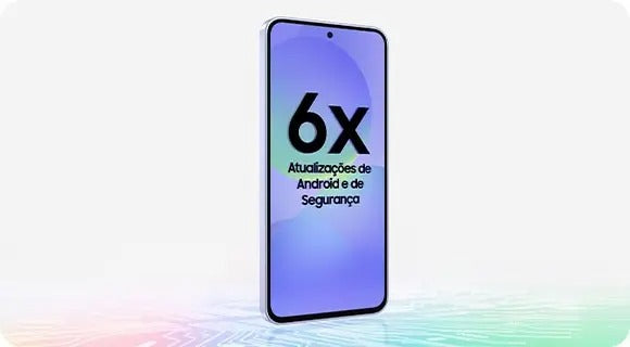 Celular Samsung Galaxy A36 5G 128GB, 6GB RAM, Câmera 50MP, IP67, Super AMOLED 6.7", Recursos AI Branco