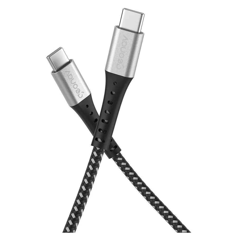 Cabo USB-C para USB-C 2.0 em Nylon Essential - Geonav - ESC06