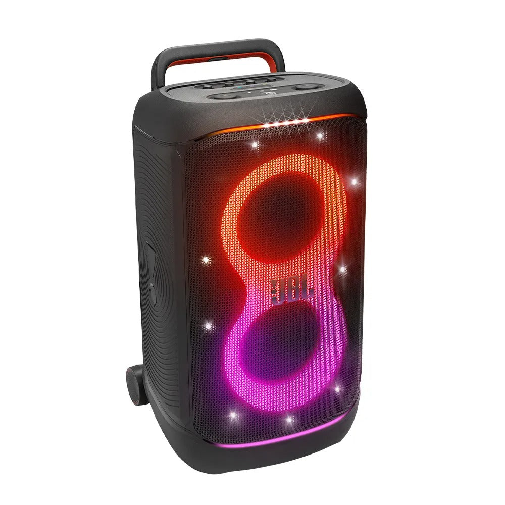 Caixa de Som Bluetooth JBL Party Box 520 BR Preta, Resistente à Respingos IPX4, Show de Luzes Futurista