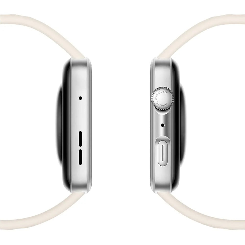 Smartwatch Huawei Watch Fit 4 Branco com Modos Esportivos Aprimorados e Assistente de Bem-Estar Emocional