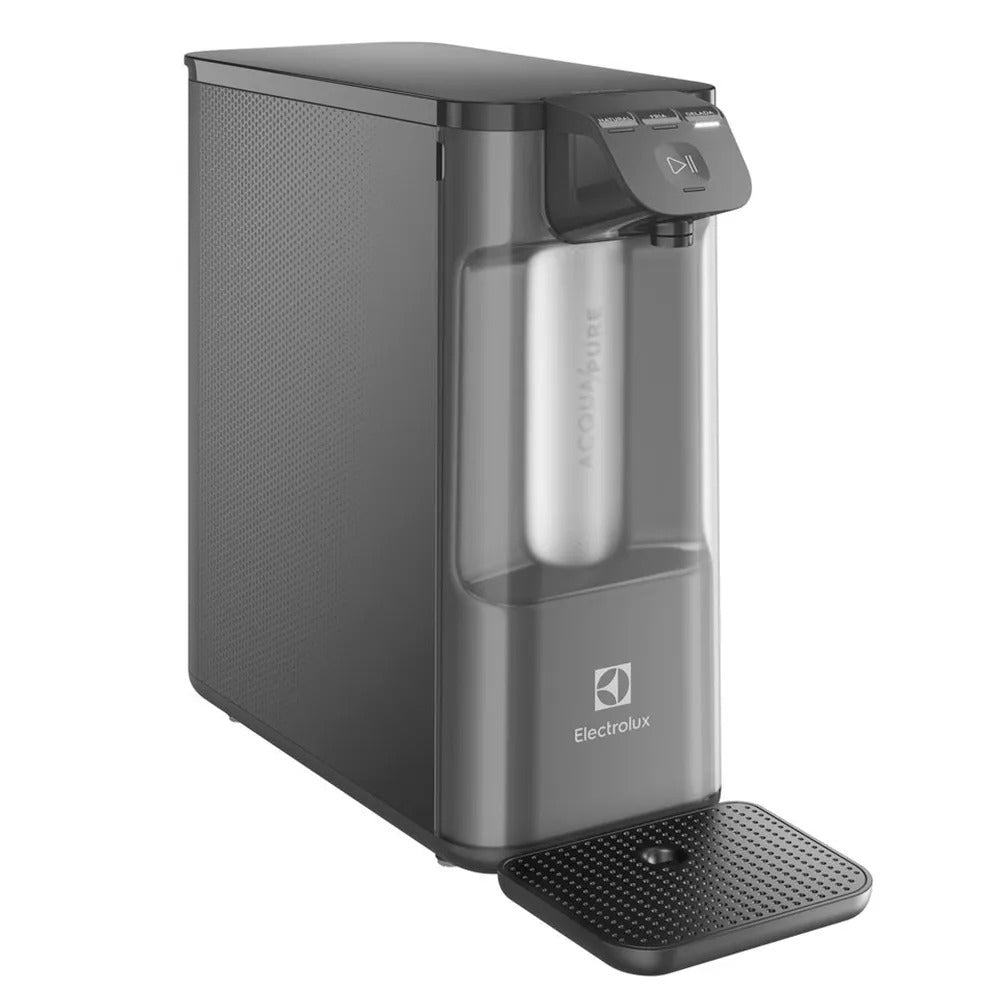 Purificador Electrolux Pure 4x Água Gelada, Fria e Natural com Painel Touch Cinza PE12G