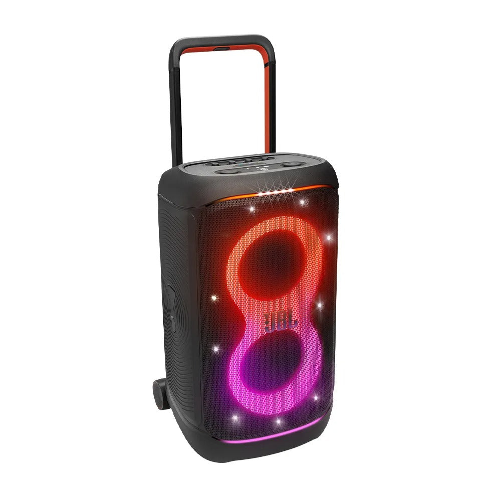 Caixa de Som Bluetooth JBL Party Box 520 BR Preta, Resistente à Respingos IPX4, Show de Luzes Futurista