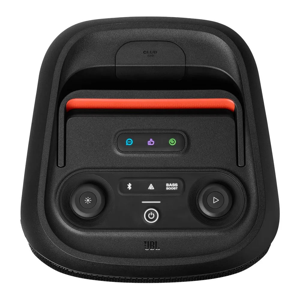 Caixa de Som Bluetooth JBL Party Box Club 120, IPX4, Show de luzes, Até 12 horas de reprodução, 160 W