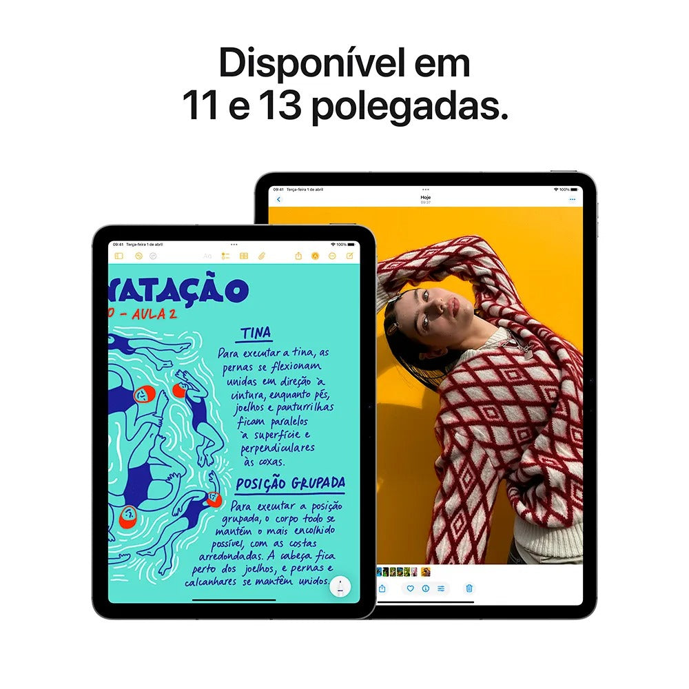 iPad Air Apple Processador M3 (13", Wi-Fi + Cellular, 128GB) - Cinza-espacial