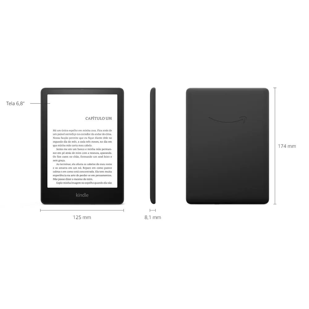 Amazon Kindle Paperwhite 16GB, Preto - B0CFPL6C