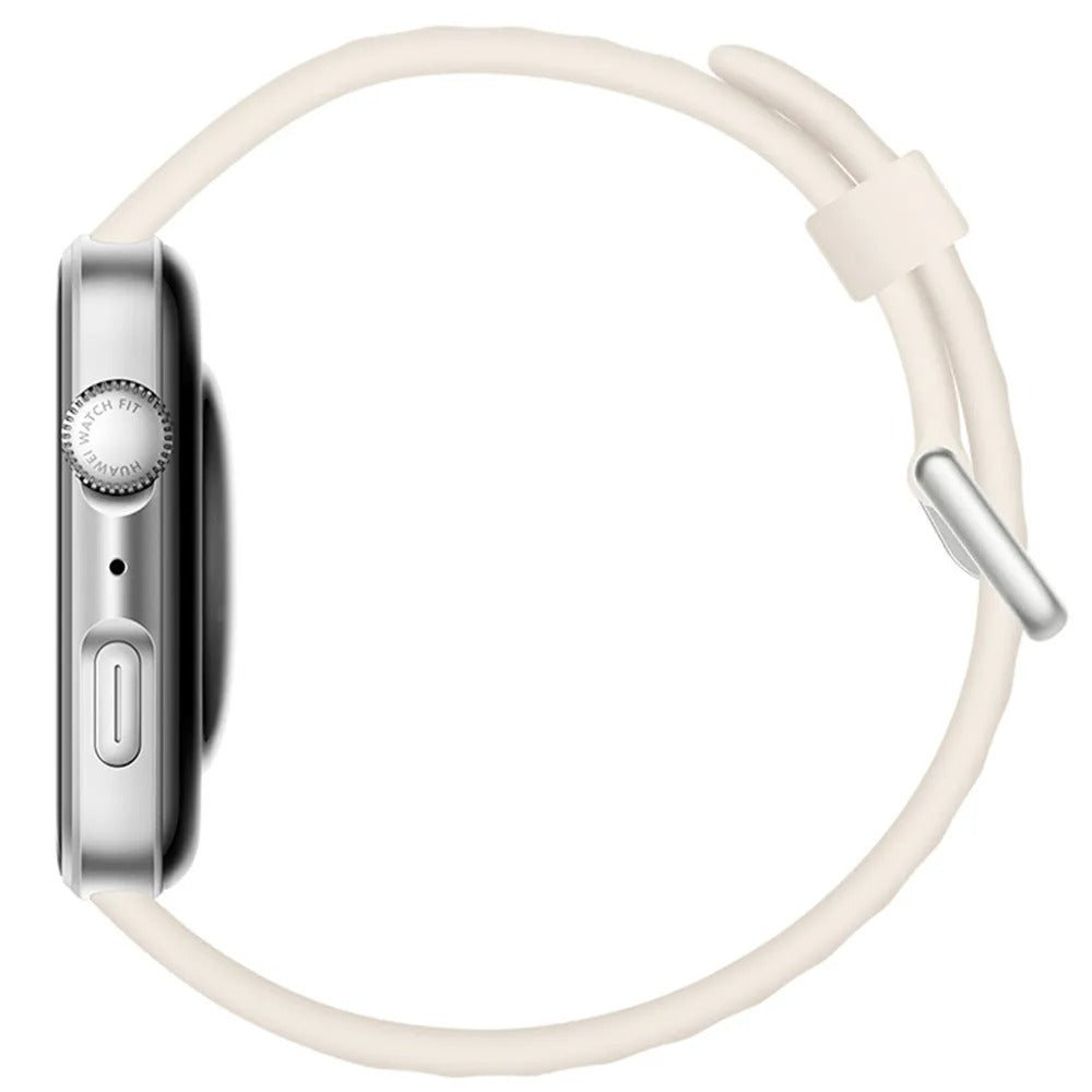 Smartwatch Huawei Watch Fit 4 Branco com Modos Esportivos Aprimorados e Assistente de Bem-Estar Emocional