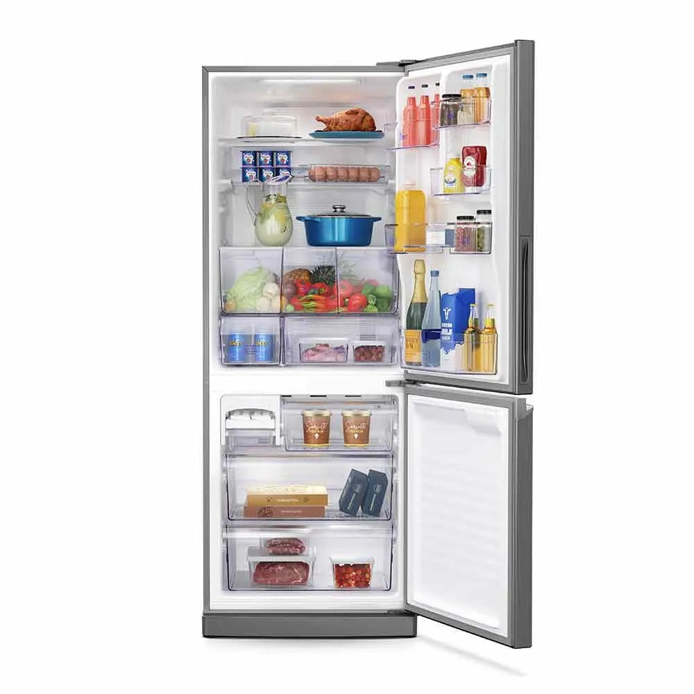 Refrigerador Panasonic de 02 Portas Frost Free com 460 Litros Bottom Freezer Aço Escovado - NRBB64PV