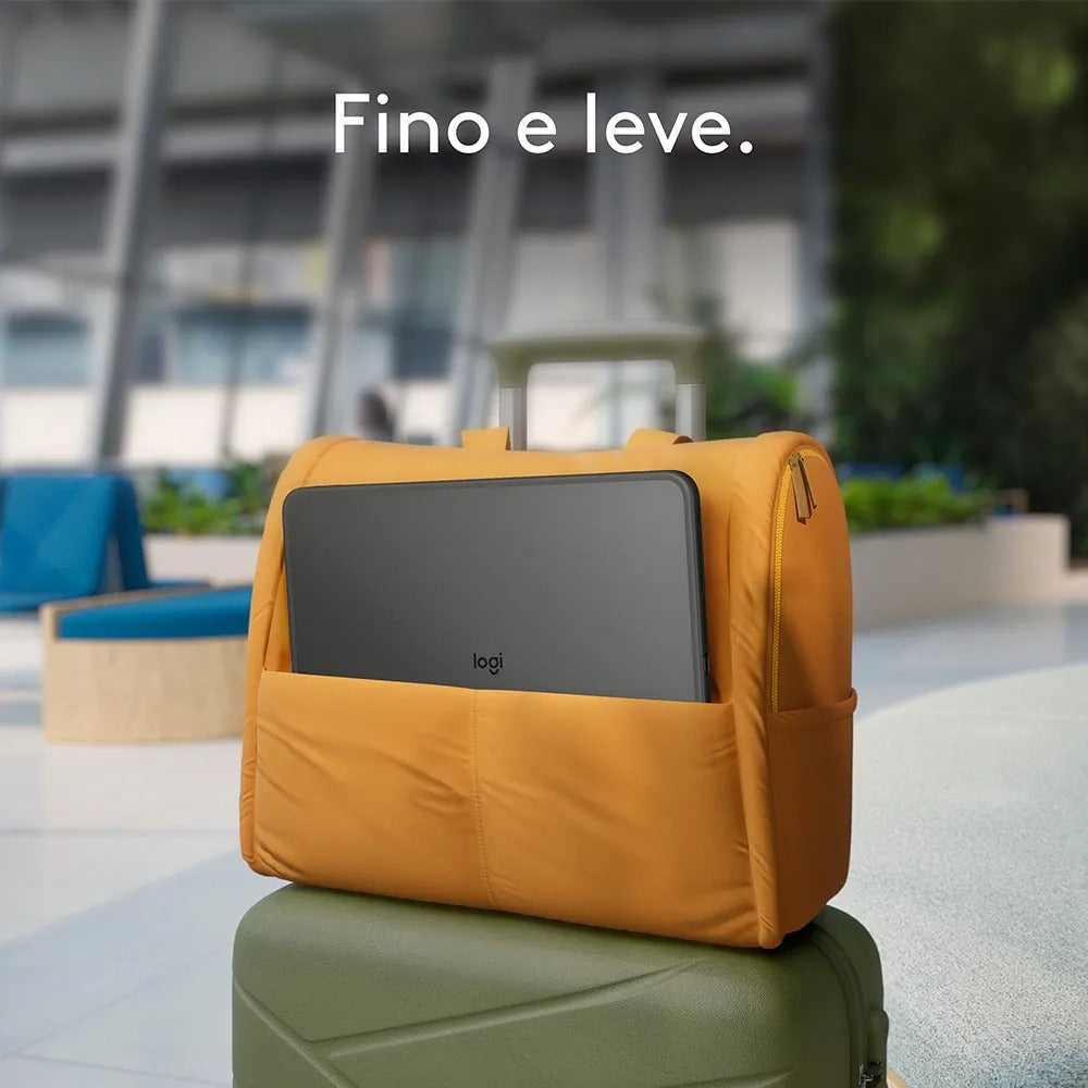 Capa Logitech Combo Touch iPad Pro 13"(2024), com Teclado Retroiluminado Destacável e Touchpad Integrado - Grafite