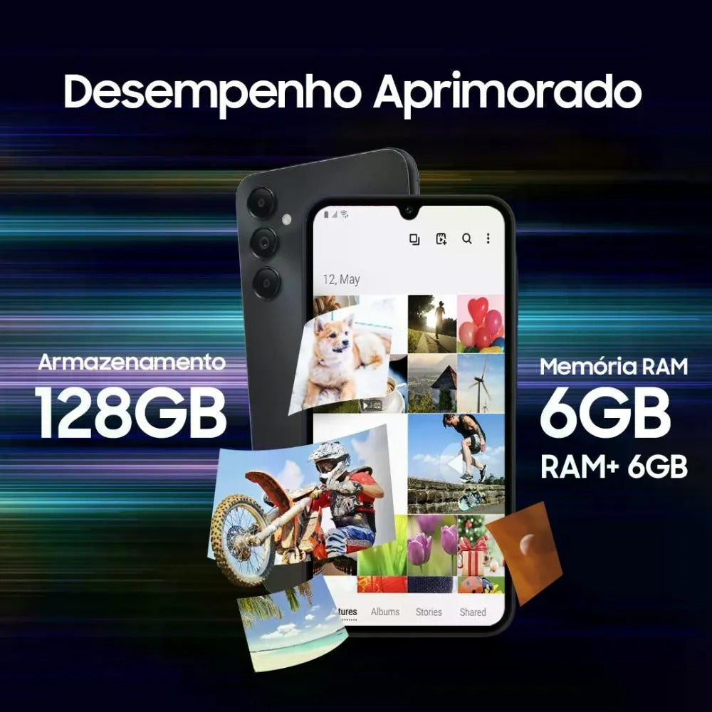 Smartphone Samsung Galaxy A05S 128GB 6GB de RAM Preto
